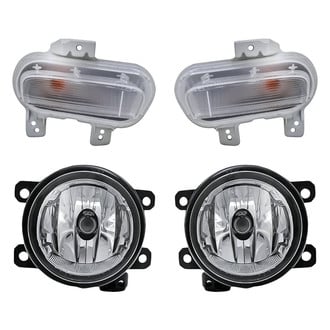 Replacement - 4-Piece Kit (Driver and Passenger Side Fog Lights, Driver and Passenger Side Turn Signal/Parking Lights) (Standard Line)