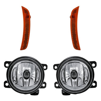 Replacement - 4-Piece Kit (Driver and Passenger Side Fog Lights, Driver and Passenger Side Marker Lights) (Standard Line)