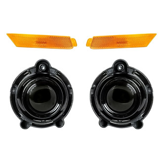Replacement - 4-Piece Kit (Driver and Passenger Side Fog Lights, Driver and Passenger Side Marker Lights) (Standard Line)