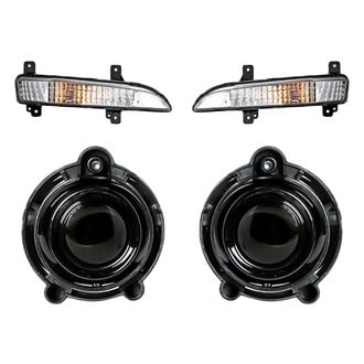 Replacement - 4-Piece Kit (Driver and Passenger Side Fog Lights, Driver and Passenger Side Turn Signal/Parking Lights) (Standard Line)