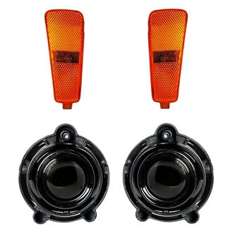 Replacement - 4-Piece Kit (Driver and Passenger Side Fog Lights, Driver and Passenger Side Marker Lights) (Standard Line)