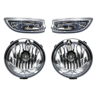 Replacement - 4-Piece Kit (Driver and Passenger Side Fog Lights, Driver and Passenger Side Cornering Lights) (Standard Line)