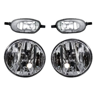 Replacement - 4-Piece Kit (Driver and Passenger Side Fog Lights, Driver and Passenger Side Cornering Lights)