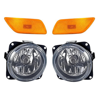 Replacement - 4-Piece Kit (Driver and Passenger Side Fog Lights, Driver and Passenger Side Marker Lights) (Standard Line)