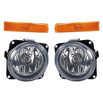 Replacement - 4-Piece Kit (Driver and Passenger Side Fog Lights, Driver and Passenger Side Marker Lights) (Standard Line)