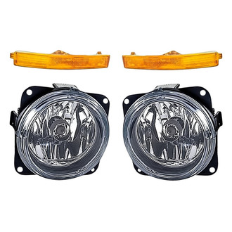 Replacement - 4-Piece Kit (Driver and Passenger Side Fog Lights, Driver and Passenger Side Marker Lights) (Standard Line)