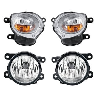 Replacement - 4-Piece Kit (Driver and Passenger Side Fog Lights, Driver and Passenger Side Turn Signal/Parking Lights)