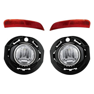 Replacement - 4-Piece Kit (Driver and Passenger Side Fog Lights, Driver and Passenger Side Marker Lights)