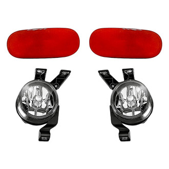 Replacement - 4-Piece Kit (Driver and Passenger Side Fog Lights, Driver and Passenger Side Rear Marker Lights)