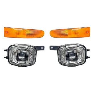 Replacement - 4-Piece Kit (Driver and Passenger Side Fog Lights, Driver and Passenger Side Turn Signal/Parking Lights)