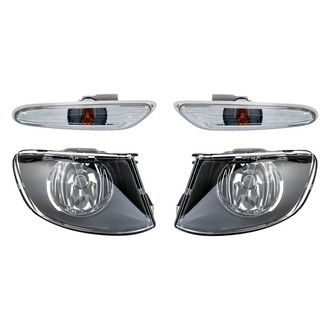 Replacement - 4-Piece Kit (Driver and Passenger Side Fog Lights, Driver and Passenger Side Marker Lights) (CAPA Certified)