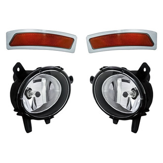 Replacement - 4-Piece Kit (Driver and Passenger Side Fog Lights, Driver and Passenger Side Marker Lights) (CAPA Certified)
