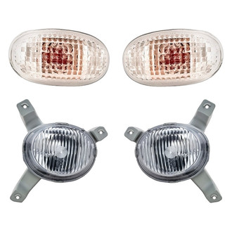 Replacement - 4-Piece Kit (Driver and Passenger Side Fog Lights, Driver and Passenger Side Marker Lights)