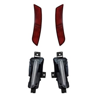 Replacement - 4-Piece Kit (Driver and Passenger Side Daytime Running Lights, Driver and Passenger Side Rear Marker Lights) (CAPA Certified)
