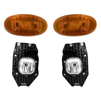 Replacement - 4-Piece Kit (Driver and Passenger Side Fog Lights, Driver and Passenger Side Marker Lights) (CAPA Certified)