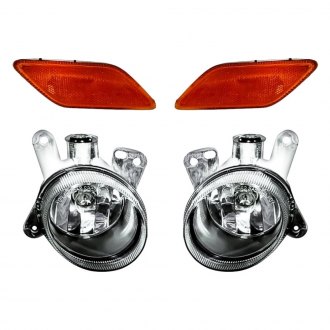 Replacement - 4-Piece Kit (Driver and Passenger Side Daytime Running Lights, Driver and Passenger Side Marker Lights) (CAPA Certified)