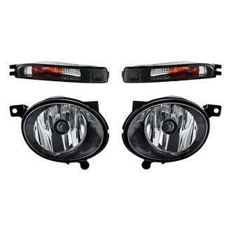 Replacement - 4-Piece Kit (Driver and Passenger Side Fog Lights, Driver and Passenger Side Turn Signal/Parking Lights) (CAPA Certified)