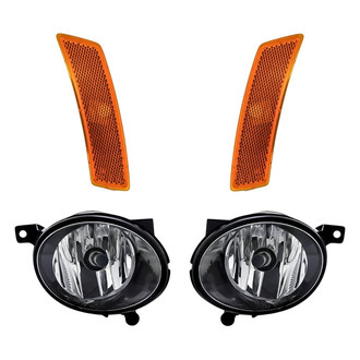 Replacement - 4-Piece Kit (Driver and Passenger Side Fog Lights, Driver and Passenger Side Marker Lights)