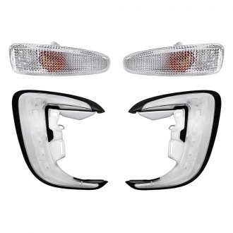 Replacement - 4-Piece Kit (Driver and Passenger Side Daytime Running Lights, Driver and Passenger Side Marker Lights) (CAPA Certified)