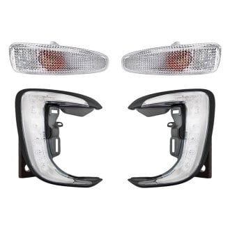 Replacement - 4-Piece Kit (Driver and Passenger Side Daytime Running Lights, Driver and Passenger Side Marker Lights) (CAPA Certified)