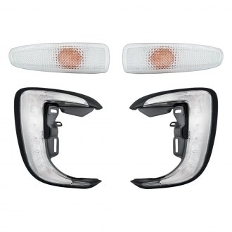 Replacement - 4-Piece Kit (Driver and Passenger Side Daytime Running Lights, Driver and Passenger Side Marker Lights) (CAPA Certified)