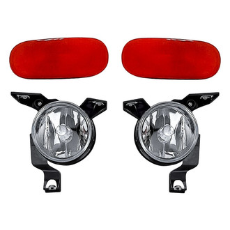 Replacement - 4-Piece Kit (Driver and Passenger Side Fog Lights, Driver and Passenger Side Rear Marker Lights)