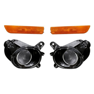 Replacement - 4-Piece Kit (Driver and Passenger Side Fog Lights, Driver and Passenger Side Marker Lights)