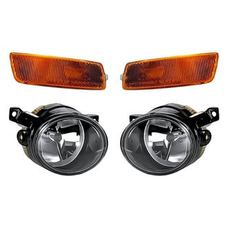 Replacement - 4-Piece Kit (Driver and Passenger Side Fog Lights, Driver and Passenger Side Marker Lights)