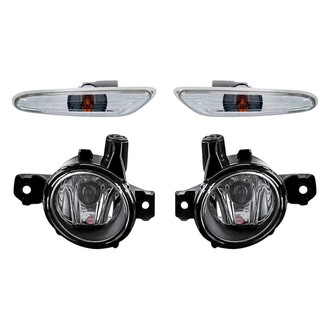 Replacement - 4-Piece Kit (Driver and Passenger Side Fog Lights, Driver and Passenger Side Marker Lights) (CAPA Certified)