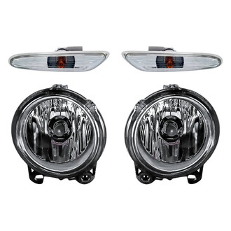 Replacement - 4-Piece Kit (Driver and Passenger Side Fog Lights, Driver and Passenger Side Marker Lights)