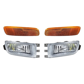 Replacement - 4-Piece Kit (Driver and Passenger Side Fog Lights, Driver and Passenger Side Marker Lights) (CAPA Certified)