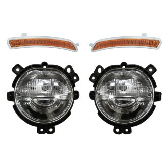 Replacement - 4-Piece Kit (Driver and Passenger Side Daytime Running Lights, Driver and Passenger Side Marker Lights) (CAPA Certified)