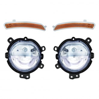 Replacement - 4-Piece Kit (Driver and Passenger Side Daytime Running Lights, Driver and Passenger Side Marker Lights) (CAPA Certified)