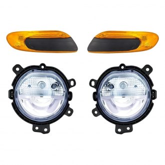 Replacement - 4-Piece Kit (Driver and Passenger Side Daytime Running Lights, Driver and Passenger Side Marker Lights) (CAPA Certified)