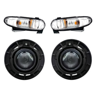 Replacement - 4-Piece Kit (Driver and Passenger Side Fog Lights, Driver and Passenger Side Turn Signal/Parking Lights)