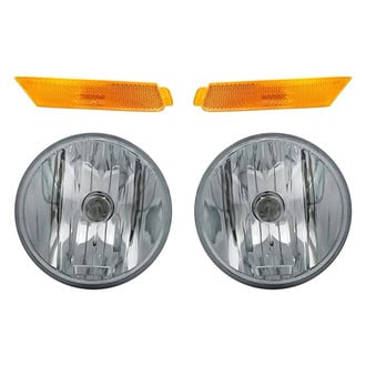 Replacement - 4-Piece Kit (Driver and Passenger Side Fog Lights, Driver and Passenger Side Marker Lights) (CAPA Certified)