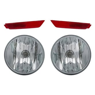 Replacement - 4-Piece Kit (Driver and Passenger Side Fog Lights, Driver and Passenger Side Rear Marker Lights) (CAPA Certified)