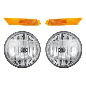 Replacement - 4-Piece Kit (Driver and Passenger Side Daytime Running Lights, Driver and Passenger Side Marker Lights) (CAPA Certified)