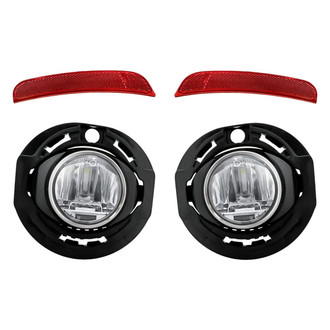 Replacement - 4-Piece Kit (Driver and Passenger Side Fog Lights, Driver and Passenger Side Rear Marker Lights) (CAPA Certified)