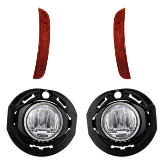 Replacement - 4-Piece Kit (Driver and Passenger Side Fog Lights, Driver and Passenger Side Marker Lights) (CAPA Certified)