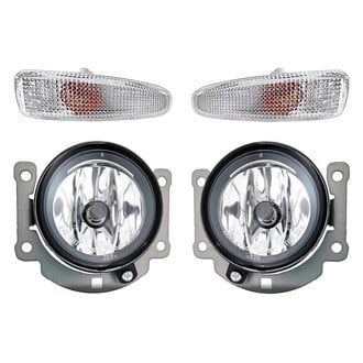 Replacement BNDL-284186 - 4-Piece Kit (Driver and Passenger Side Fog Lights, Driver and Passenger Side Marker Lights) (CAPA Certified)