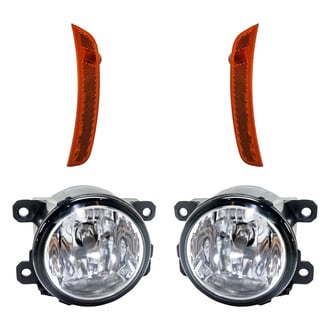 Replacement - 4-Piece Kit (Driver and Passenger Side Fog Lights, Driver and Passenger Side Marker Lights)