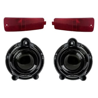 Replacement - 4-Piece Kit (Driver and Passenger Side Fog Lights, Driver and Passenger Side Rear Marker Lights) (CAPA Certified)