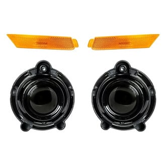 Replacement - 4-Piece Kit (Driver and Passenger Side Fog Lights, Driver and Passenger Side Marker Lights) (CAPA Certified)