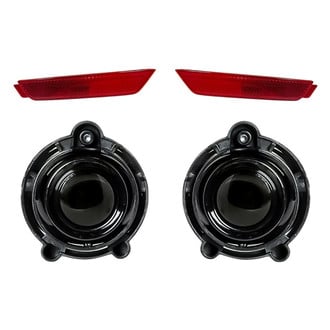 Replacement - 4-Piece Kit (Driver and Passenger Side Fog Lights, Driver and Passenger Side Rear Marker Lights) (CAPA Certified)