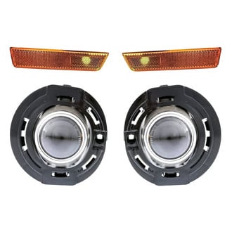 Replacement - 4-Piece Kit (Driver and Passenger Side Fog Lights, Driver and Passenger Side Marker Lights)