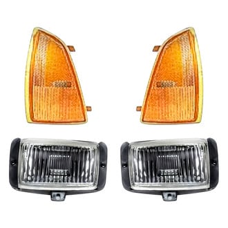 Replacement - 4-Piece Kit (Driver and Passenger Side Fog Lights, Driver and Passenger Side Turn Signal/Corner Lights) (Standard Line)