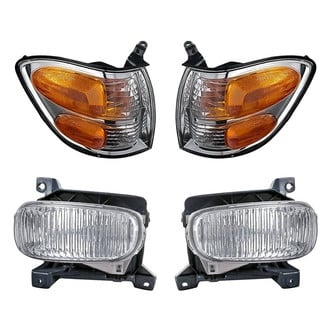 Replacement - 4-Piece Kit (Driver and Passenger Side Fog Lights, Driver and Passenger Side Turn Signal/Corner Lights) (Standard Line)
