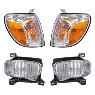 Replacement - 4-Piece Kit (Driver and Passenger Side Fog Lights, Driver and Passenger Side Turn Signal/Corner Lights) (Standard Line)