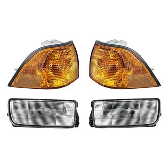 Replacement - 4-Piece Kit (Driver and Passenger Side Fog Lights, Driver and Passenger Side Turn Signal/Corner Lights) (Standard Line)